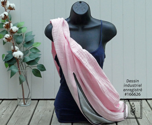 Infinity pink scarf