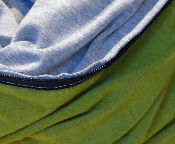 Infinity scarf in plain gray bamboo