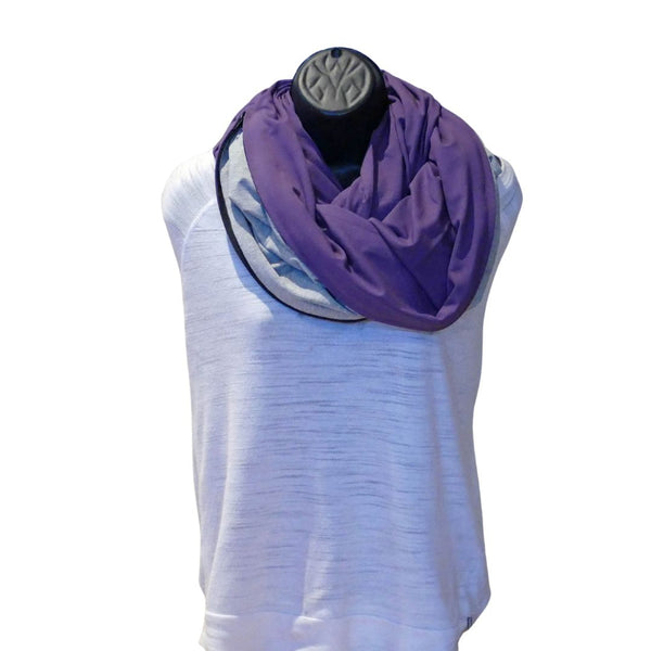 Purple Bamboo Scarf