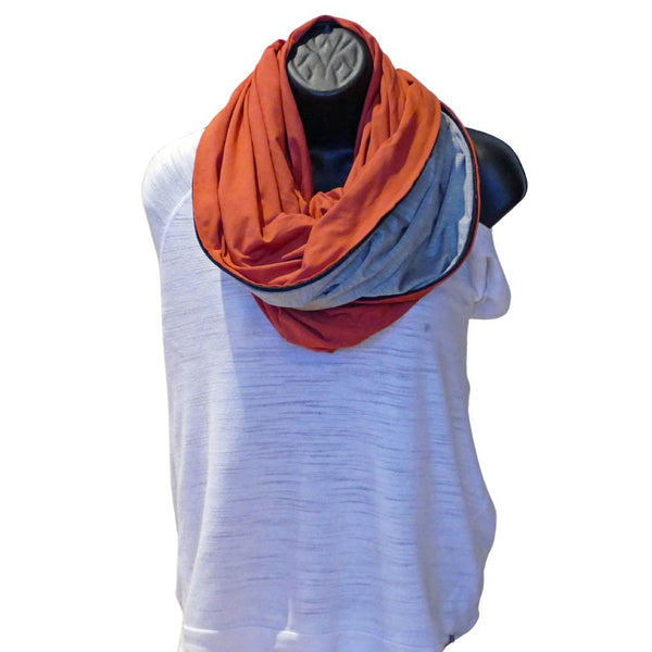 Burnt Orange Bamboo Scarf