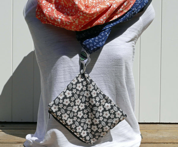 Petite pochette pour foulard multifonction