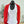 Load image into Gallery viewer, Bright red organic cotton infinity scarf
