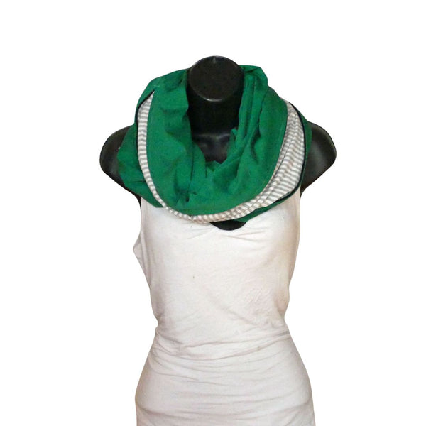 Foulard infini en bambou vert Irlande pour homme