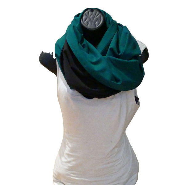 Foulard infini en bambou vert