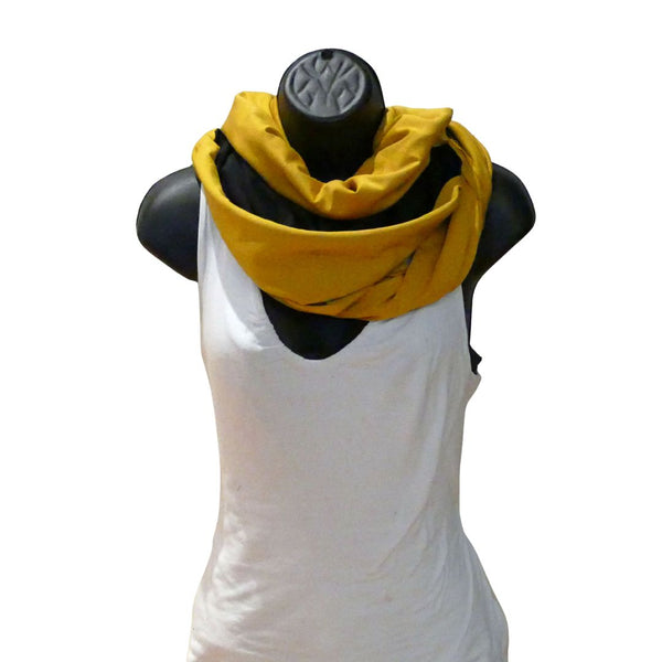 PRÉ-COMMANDE - Foulard infini en bambou jaune