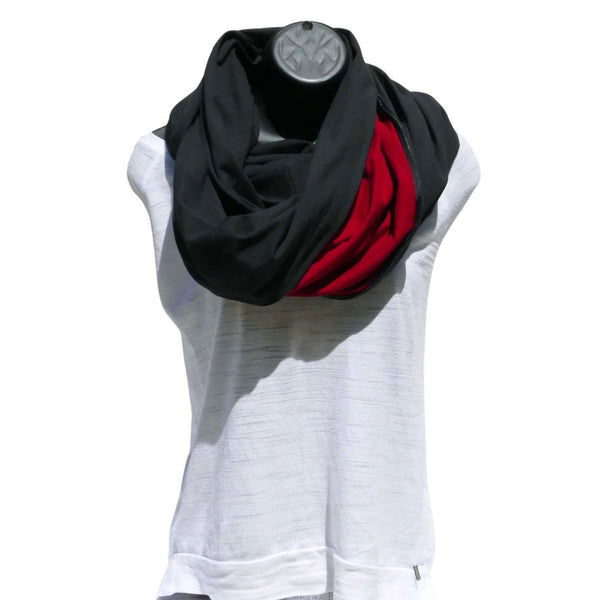 Foulard multifonction 5-en-1 en bambou noir – pratique, élégant et ultra sécuritaire