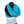 Foulard en bambou bleu turquoise
