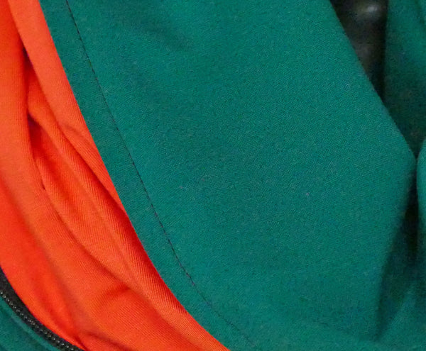 Foulard infini en bambou vert forêt pour homme