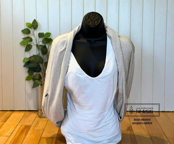 Foulard d'hiver en style cachemire couleur café-crème