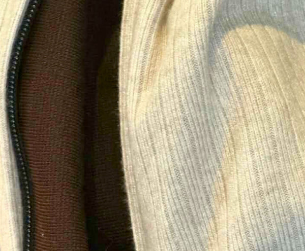 Foulard d'hiver en style cachemire couleur café-crème