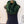 Foulard d'hiver en flanelle carreauté vert et noir pour femme