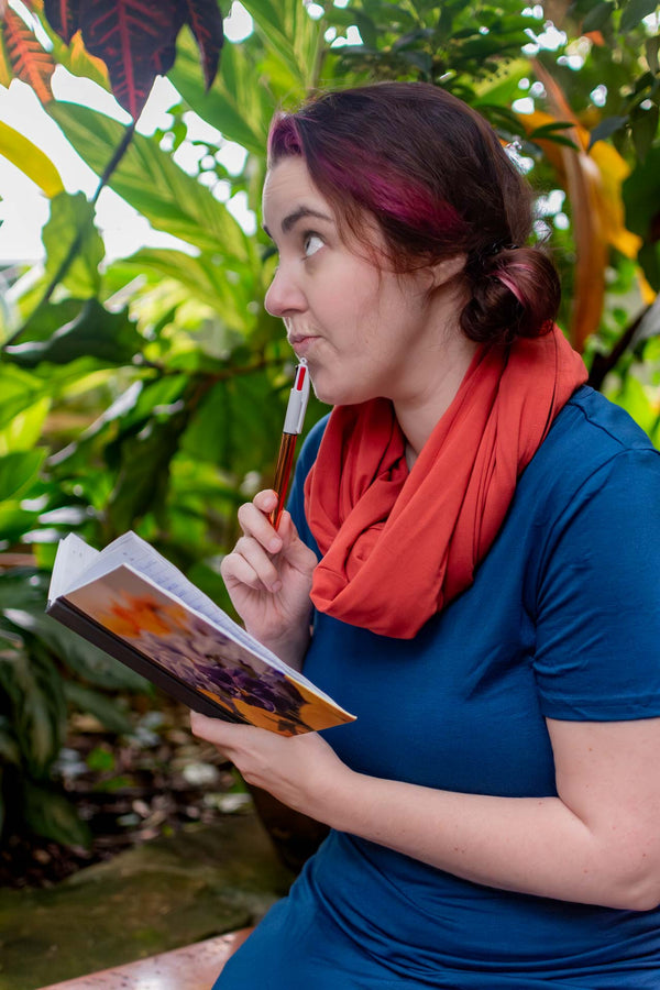 Burnt Orange Bamboo Scarf