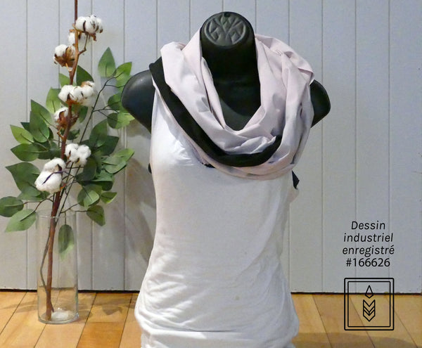 PRÉ-COMMANDE - Foulard en bambou léger rose pâle