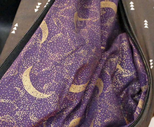 Foulard charcoal aux motifs de flèches