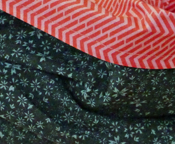 Foulard chevron rose