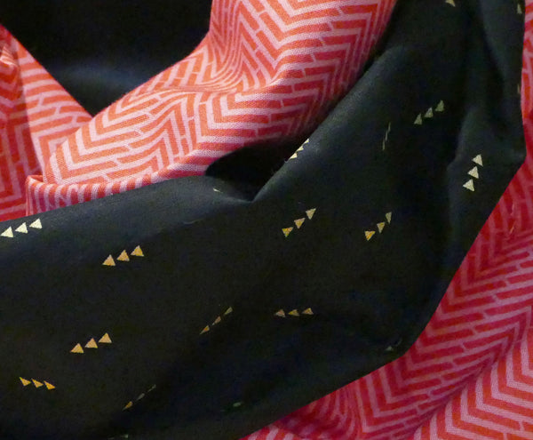 PRÉ-COMMANDE - Foulard chevron rose