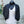 Foulard noir fleuri
