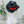 Foulard noir fleuri
