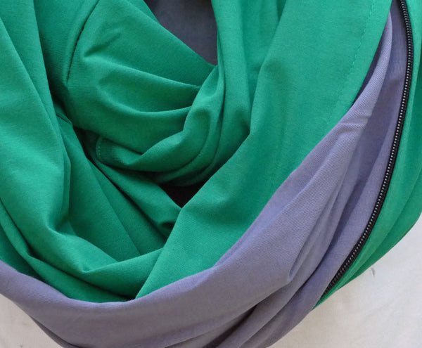 Foulard multifonction 5-en-1 en bambou vert Irlande – pratique, confortable et parfait pour tes soirées et sorties