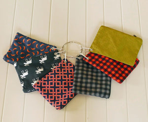 Small pouch for multifunction scarf