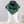 Charger l&#39;image dans la galerie, Foulard en flanelle verte pour femme
