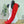 Foulard infini en coton biologique rouge vif
