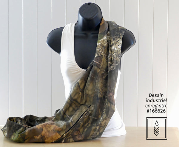 Camouflage scarf