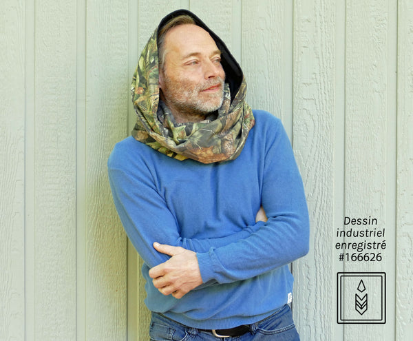 Men's camouflage scarf