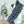 Foulard noir aux motifs d'orignaux