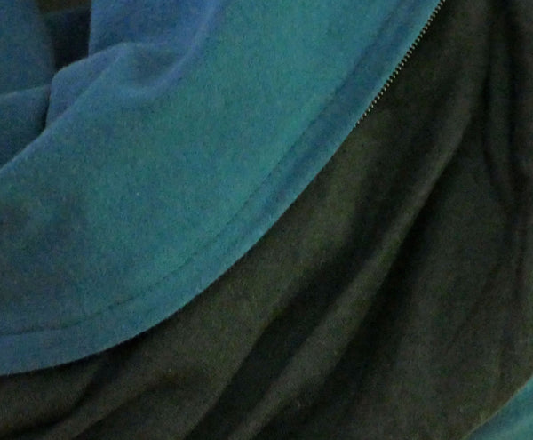 Foulard infini bleu foncé pour femme