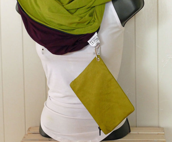 Small pouch for multifunction scarf