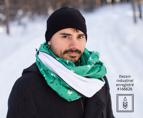 Tuque en bambou noire unie