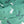 Foulard infini vert aux motifs blancs et bleus foncés